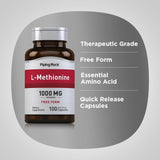 Suplemento Piping Rock L Metionina 1000mg 100 Cápsulas