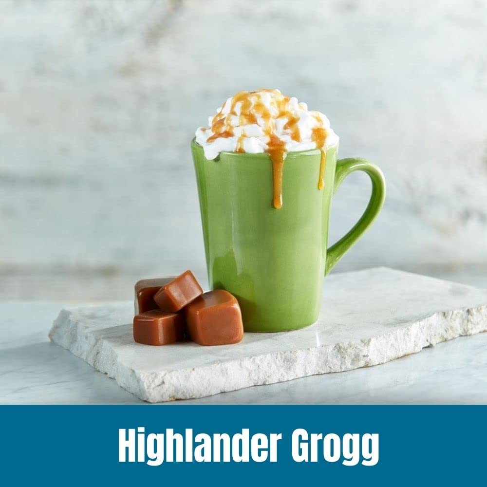 Café Decaf Highlander Grogg Door County Coffee 10 oz Grano Medio