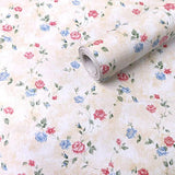 papel pintado con diseño floral rústico para cajones