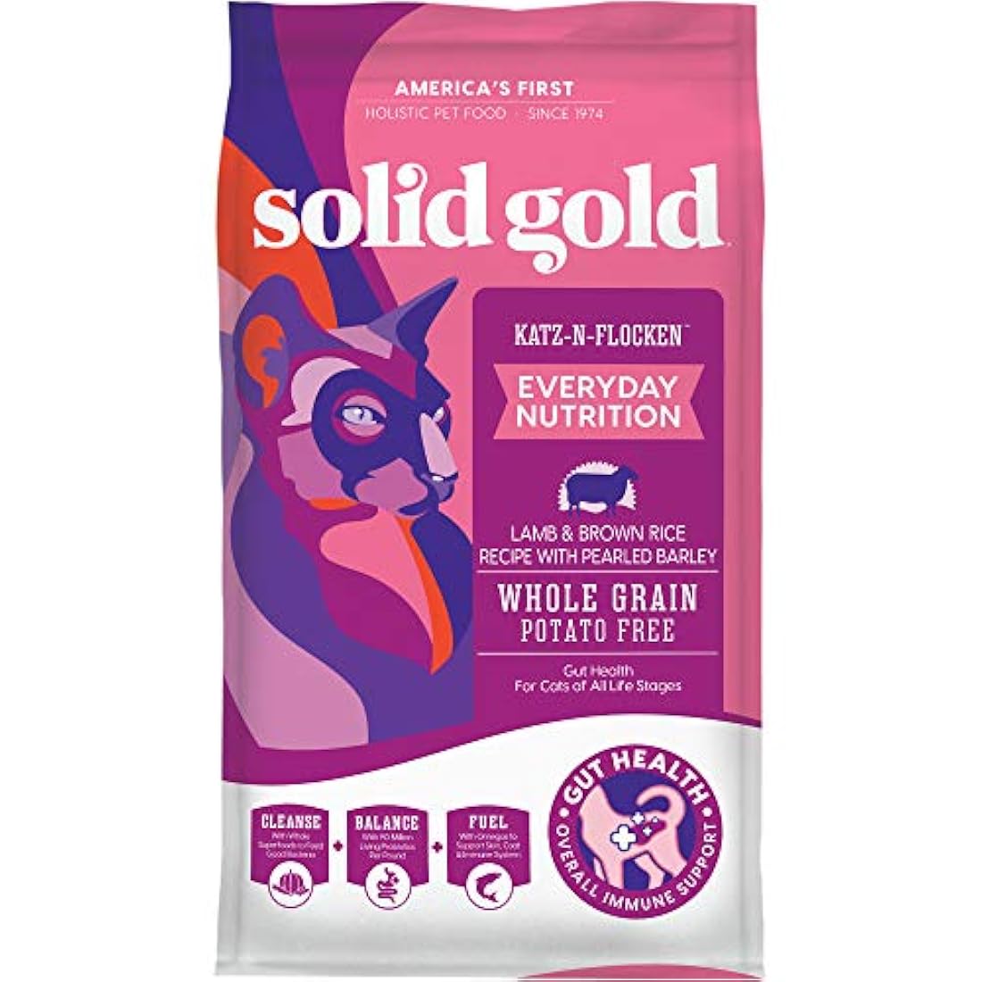 Comida seca sólida para gatos