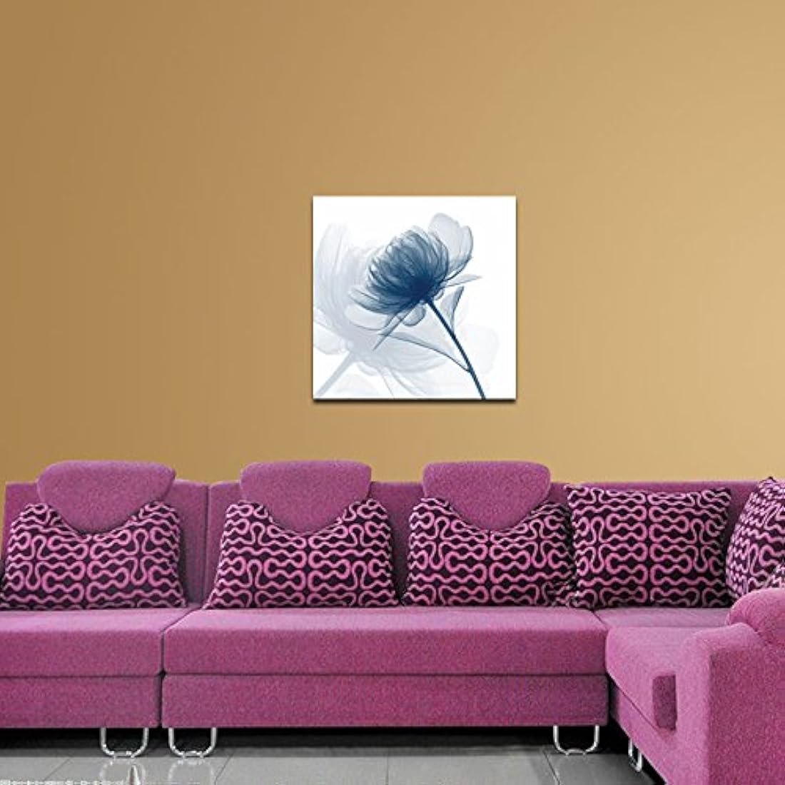 Wieco Art - Obra de arte Lista para colgar para la sala