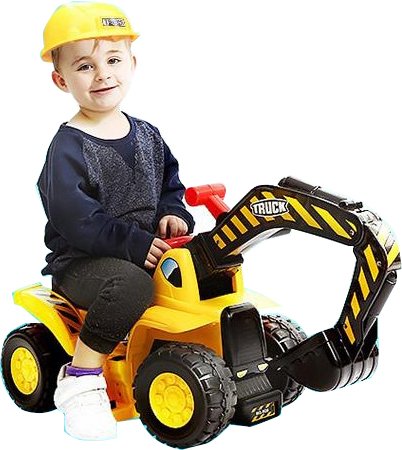 Excavadora de juguete para niños