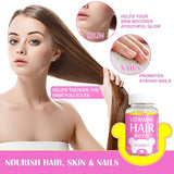 Gomitas de vitamina para el cabello 10,000 mcg
