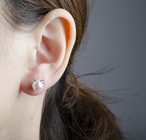 Aretes de perlas cultivadas de agua dulce y plata esterlina