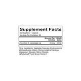 Suplementos Altamente biodisponible food-grown Zinc 60 Cáp