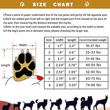 PK.ZTopia botas impermeables para perro, botas de lluvia para perros, zapatos para perro para exteriores, para perros medianos a grandes, con dos tiras de sujeción reflectantes y suela antideslizante resistente, color negro, 4&nbsp;unidades