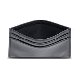 Cartera de piel flexible con ventana de identificación