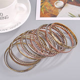 Conjunto de brazalete  múltiples brazaletes de metal azteca