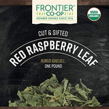 Suplemento Herbal Hoja de Frambuesa, Frontier, Orgánico 1 lb