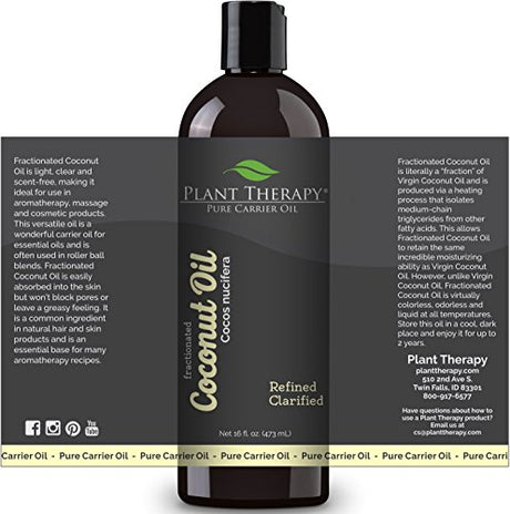 Aceite de Coco Fraccionado para Piel Cabello Cuerpo 100%