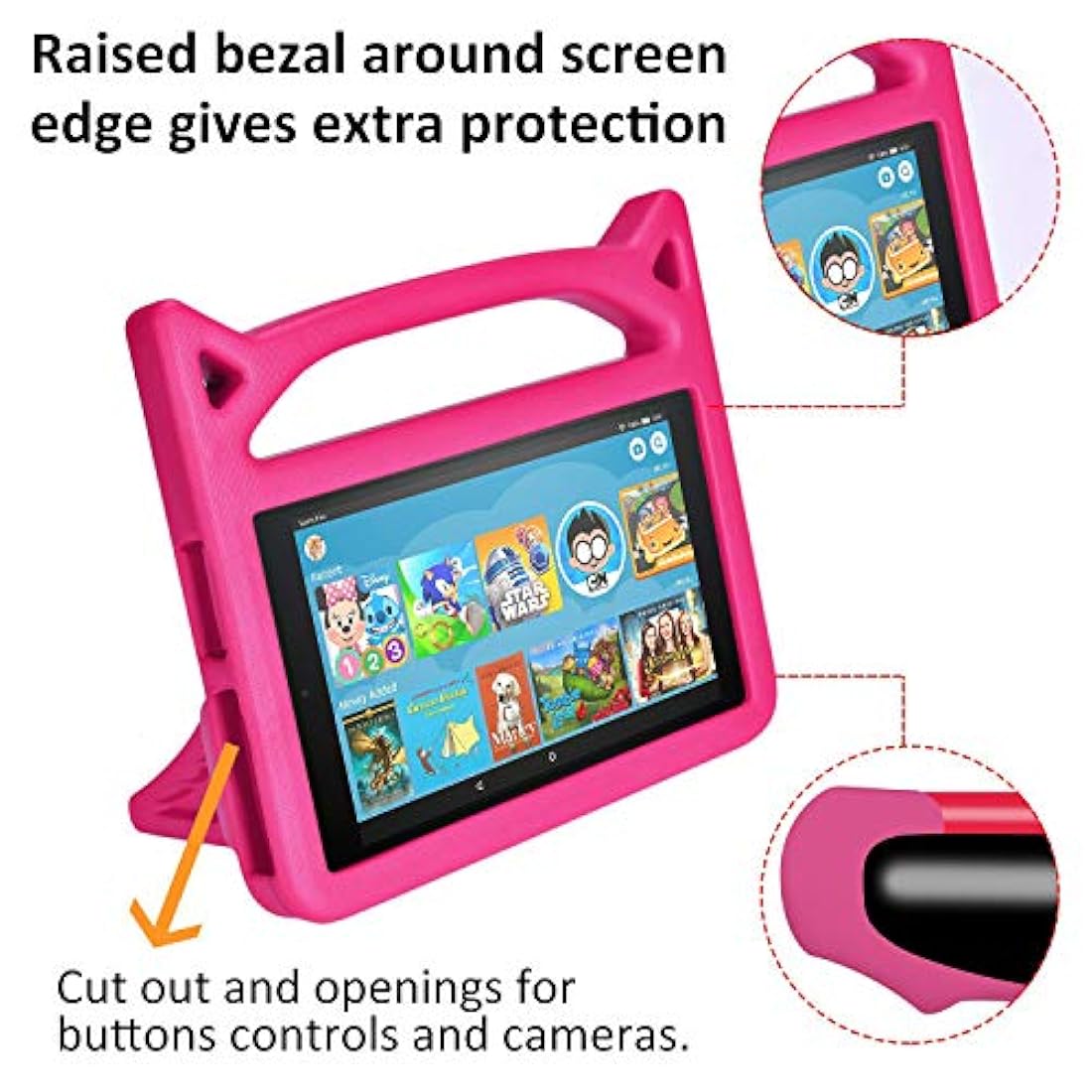 SHREBORN - Funda protectora para tablet 9ª/7ª generación