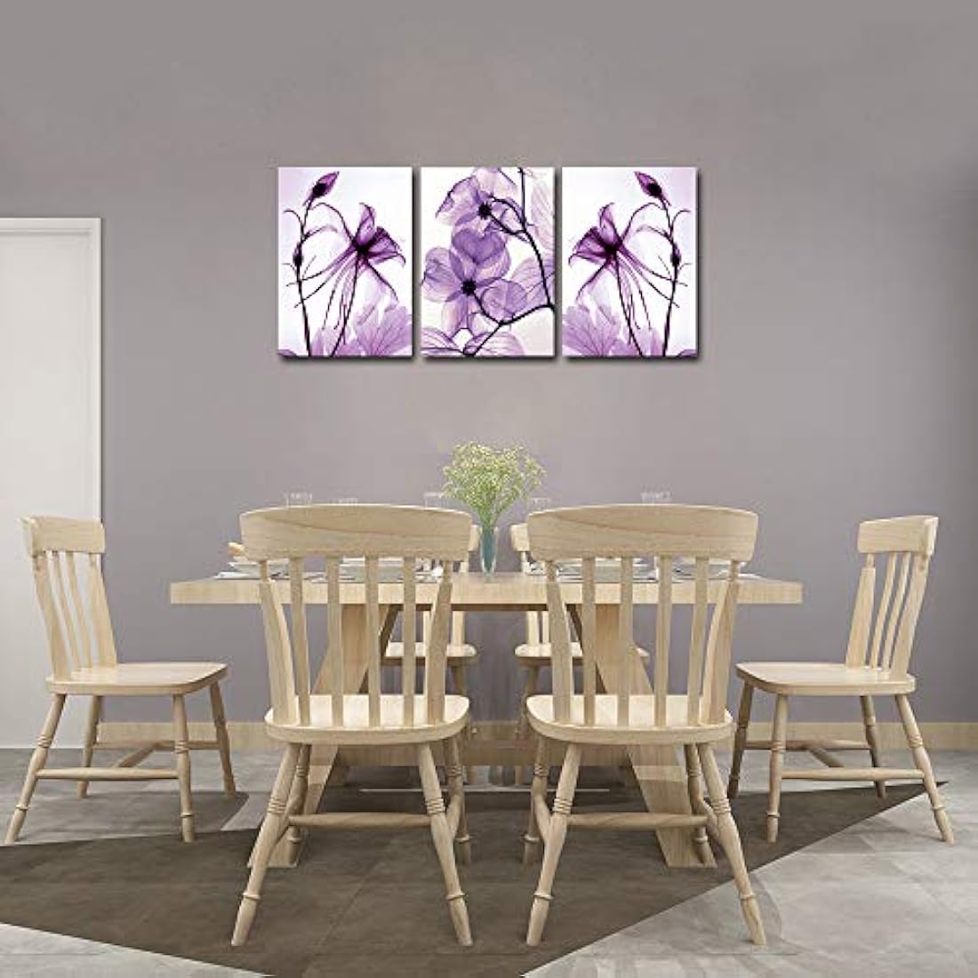 Modernas pinturas de lienzo, pinturas de flores,