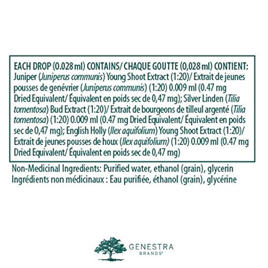 Genestra Brands - SPM-gen - Enebro Linden plateado