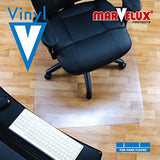 Marvelux - Alfombrilla rectangular para silla de vinilo
