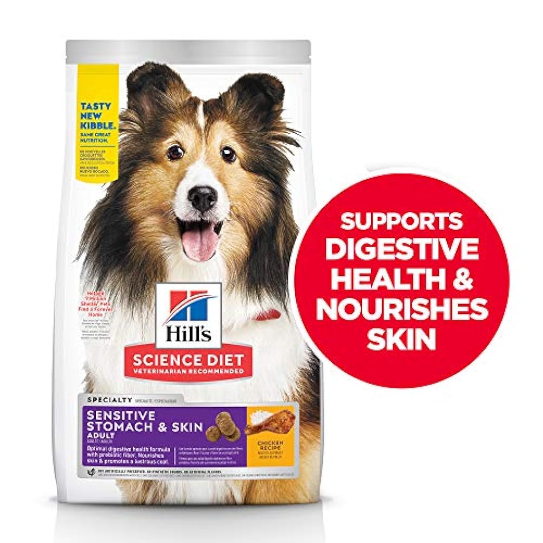 Alimento seco para perros, adultos