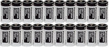 20 pilas de litio Panasonic CR123A 123A industriales de 3 V.