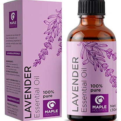 Aceite esencial de lavanda pura para la piel y el cabello