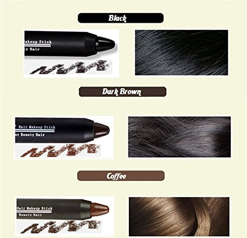 Joyous Tiza  para cabello (2 paquetes, marrón oscuro)