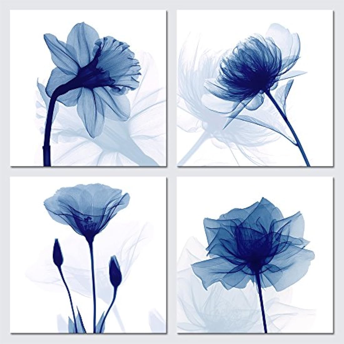 Pyradecor - Lienzo decorativo con diseño de flores