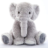 Peluches Peluche de elefante gris para niñas y niños 18.9 in