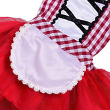 Disfraz de caperucita roja para Halloween, fiesta de Navidad