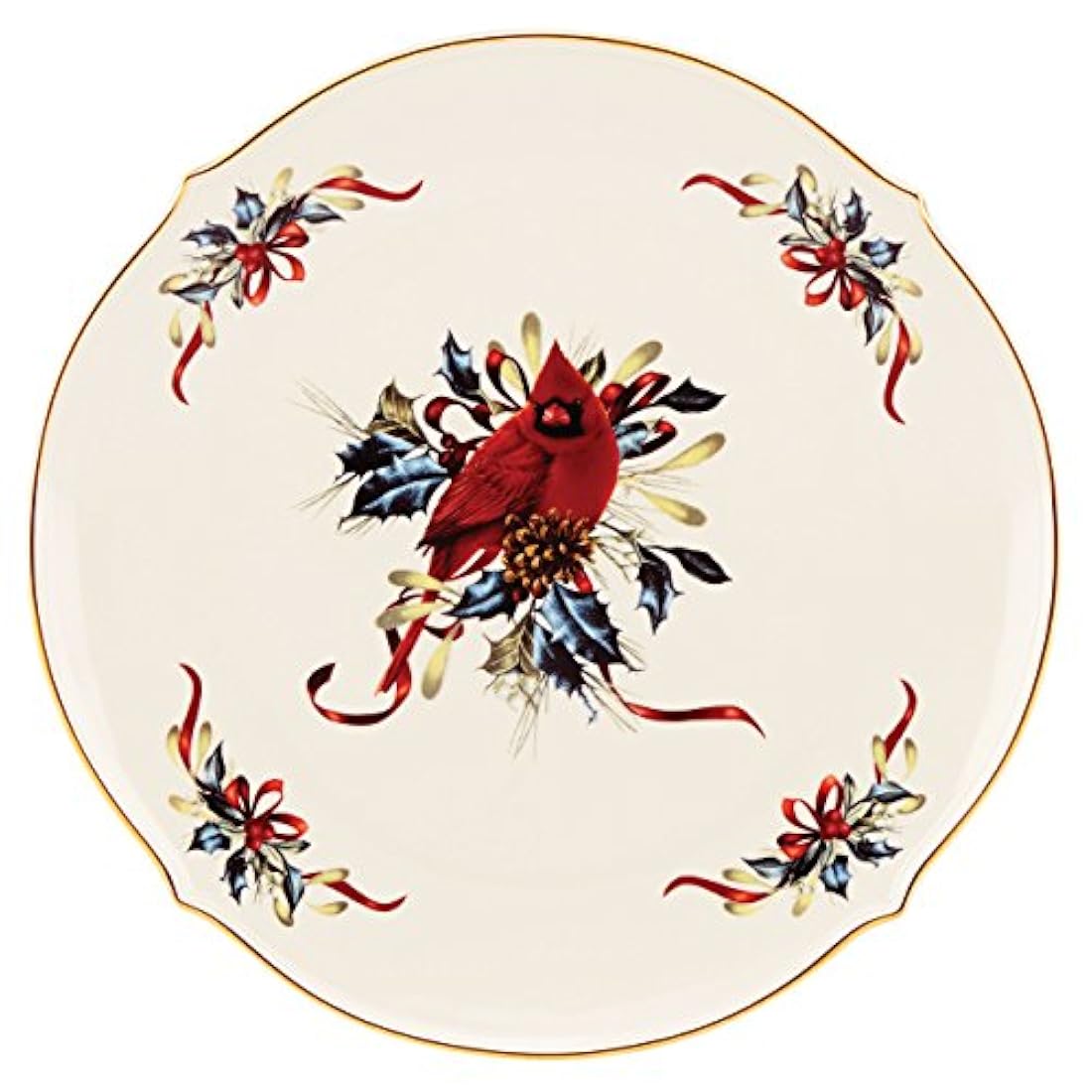 Lenox - Bandeja para pan de invierno multicolor Bandeja