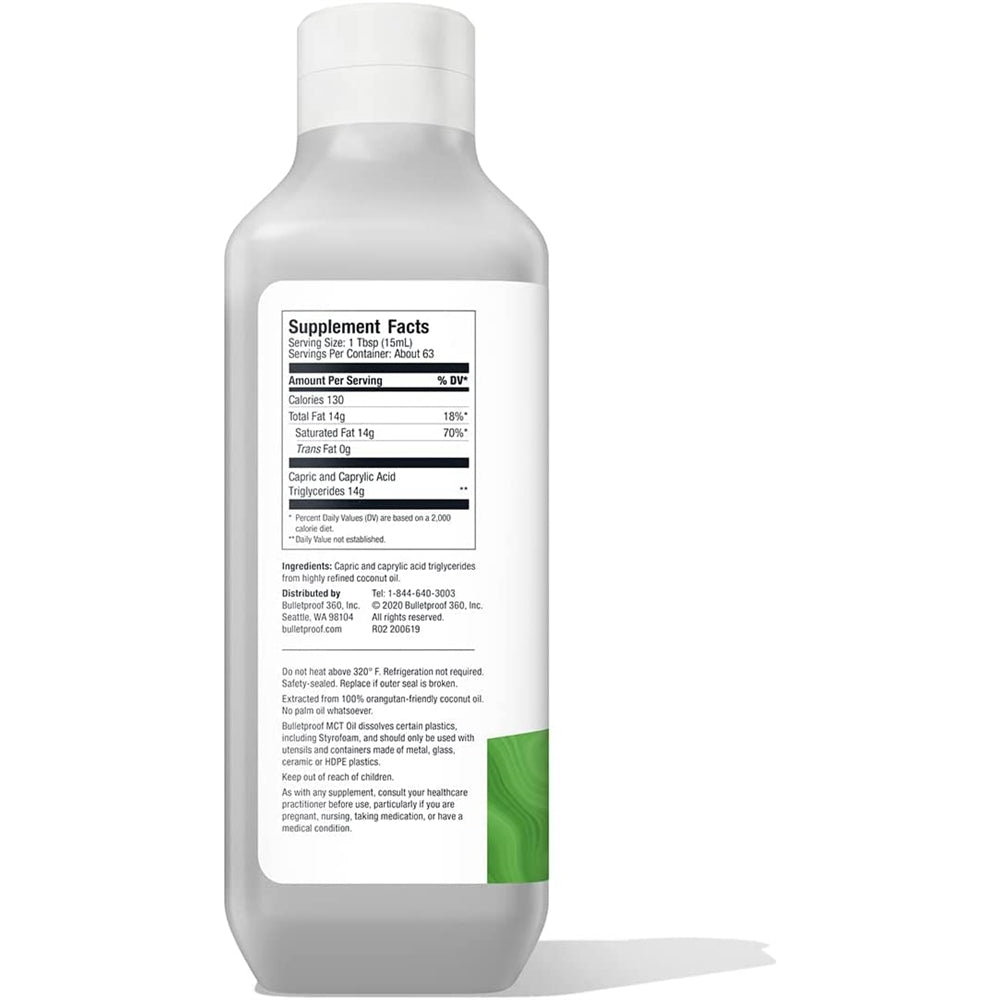 Suplemento XCT MCT Aceite fabricado con aceite MCT C10 y C8