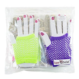 Guantes de neón sin dedos para fiestas disfraces