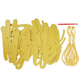 Decoración para fiestas con purpurina dorado. Marca Pyle