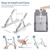Soporte para computadora portátil, soporte de computadora