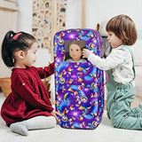 Bolsa de viaje para muñecas de unicornio.