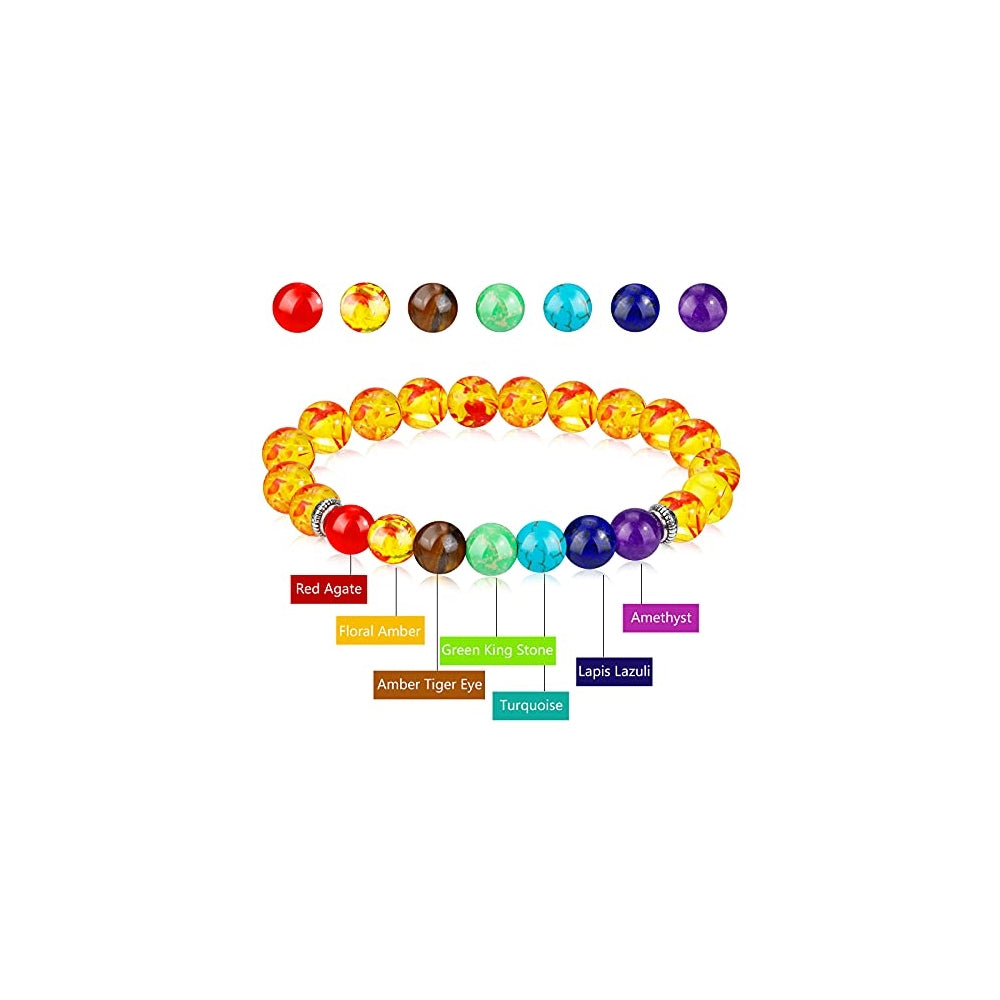 Pulseras y tobilleras de chakra para mujer