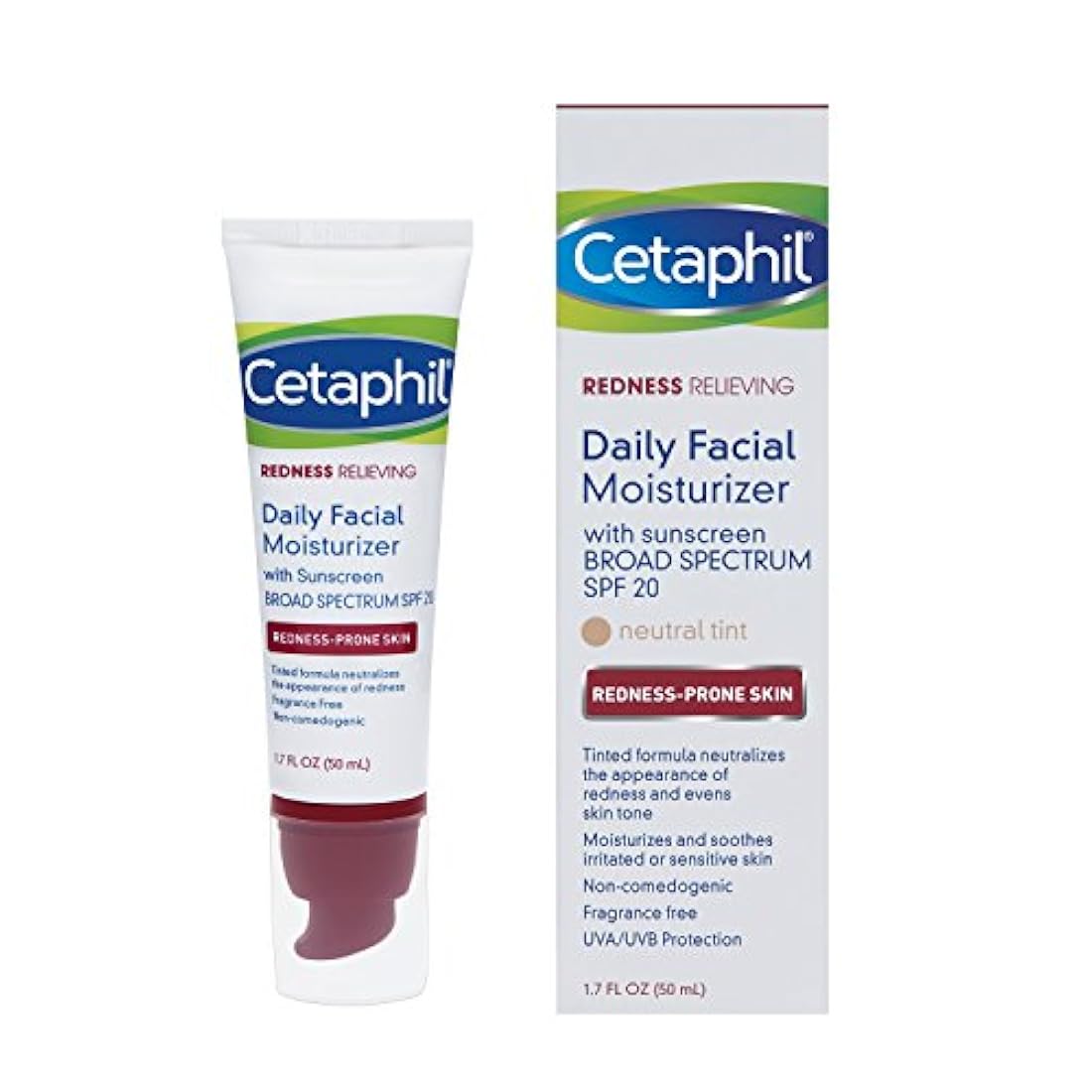Crema hidratante facial diaria, mitigar enrojecimiento