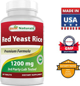 Mejor Naturals Rojo Levadura Arroz Nivel de 1200 mg Tablet