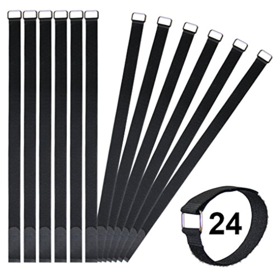 Correas de sujeción reutilizables.
