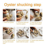 Oyster Shucking Knife,2 Oyster Knife And 1 Oyster Shucking