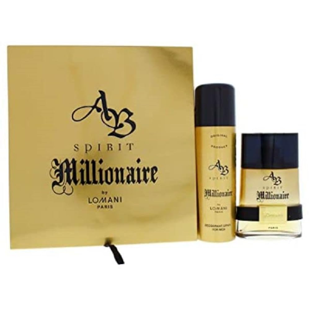 Set de Regalo AB Spirit Millionaire Hombre EDP Spray y Loción