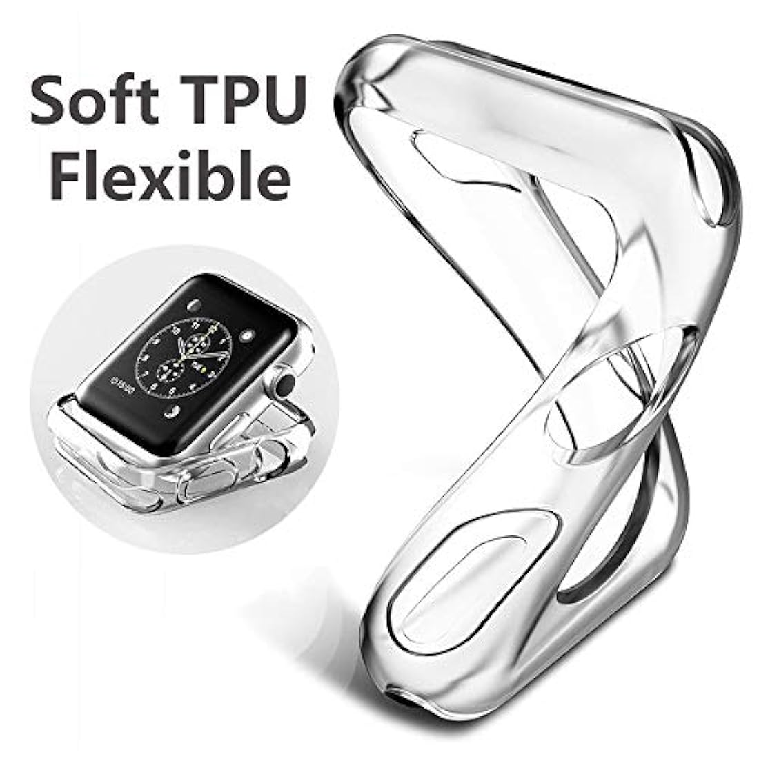 Funda para Apple Watch transparente