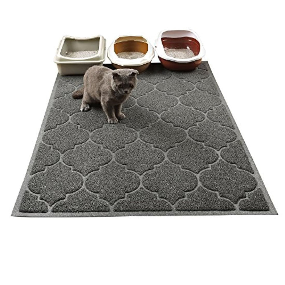 Cat Litter Mat, XL Super Size, libre de ftalatos