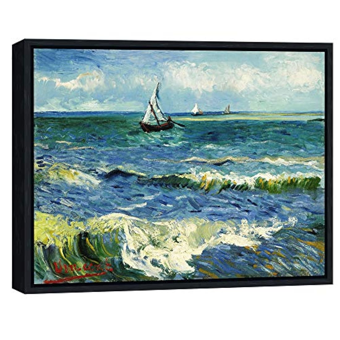 Wieco Art - Lienzo decorativo, diseño de paisaje marítimo