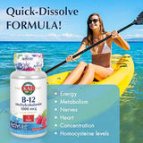 kal B-12 Methylcobalamin Active Melt Frambuesa Tablets, 1000 mcg, 90 Count