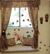 Dinosaurio T-Rex Daddy n Baby Footprints Vinilos decorativos