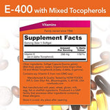 Ahora E-400 Mixed tocopherols, 50 softgels