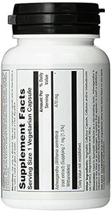 Solaray – Ashwagandha, 470 mg, 60 Cápsulas
