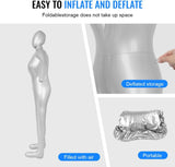Maniquí Inflable Femenino 3 T, Cuerpo Completo con Brazos y Cabeza