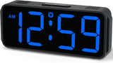 Reloj Despertador Digital Pequeño con Números Grandes y Alarma