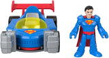 Carro de Fuerza Supermetal DC Imaginext Fisher-Price con Figura de Superman