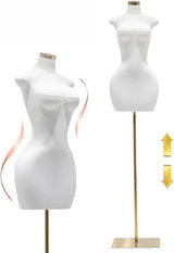 Maniquí Torso Ajustable Plumpy 61-76.8, Base Metálica