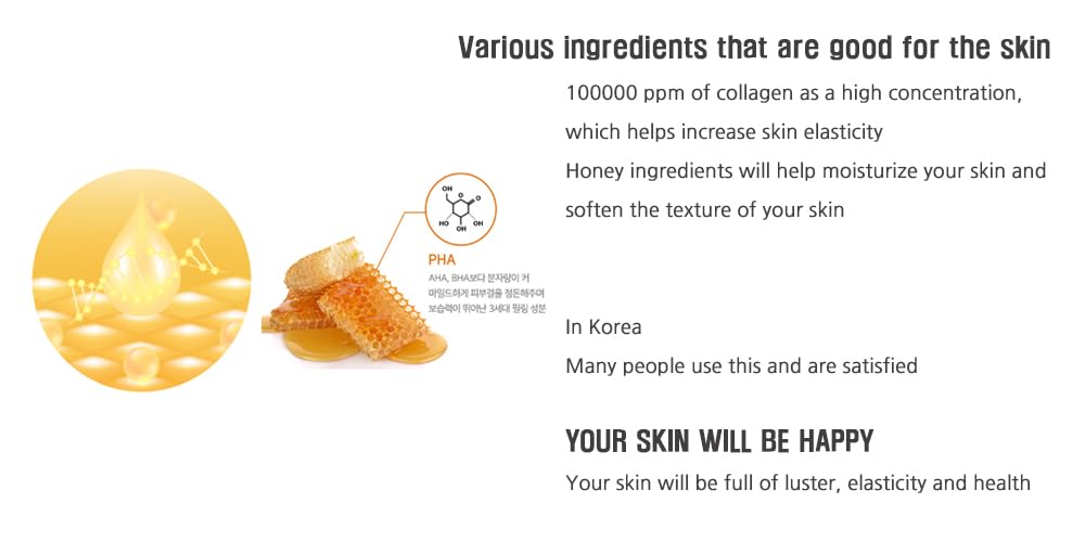 Sérum Facial Antiarrugas con Colágeno y Miel Coreana