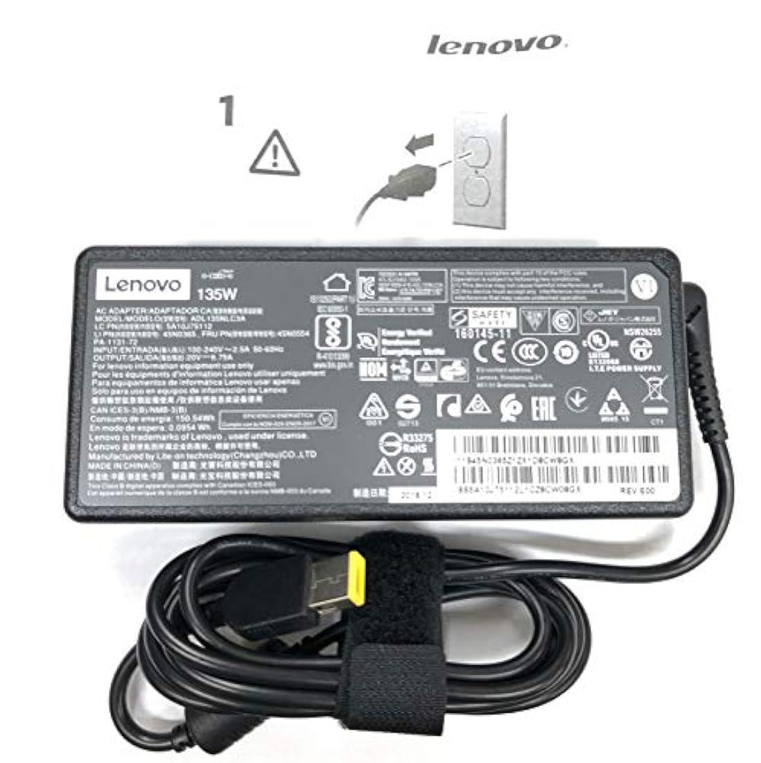 Adaptador de CA de punta delgada Lenovo